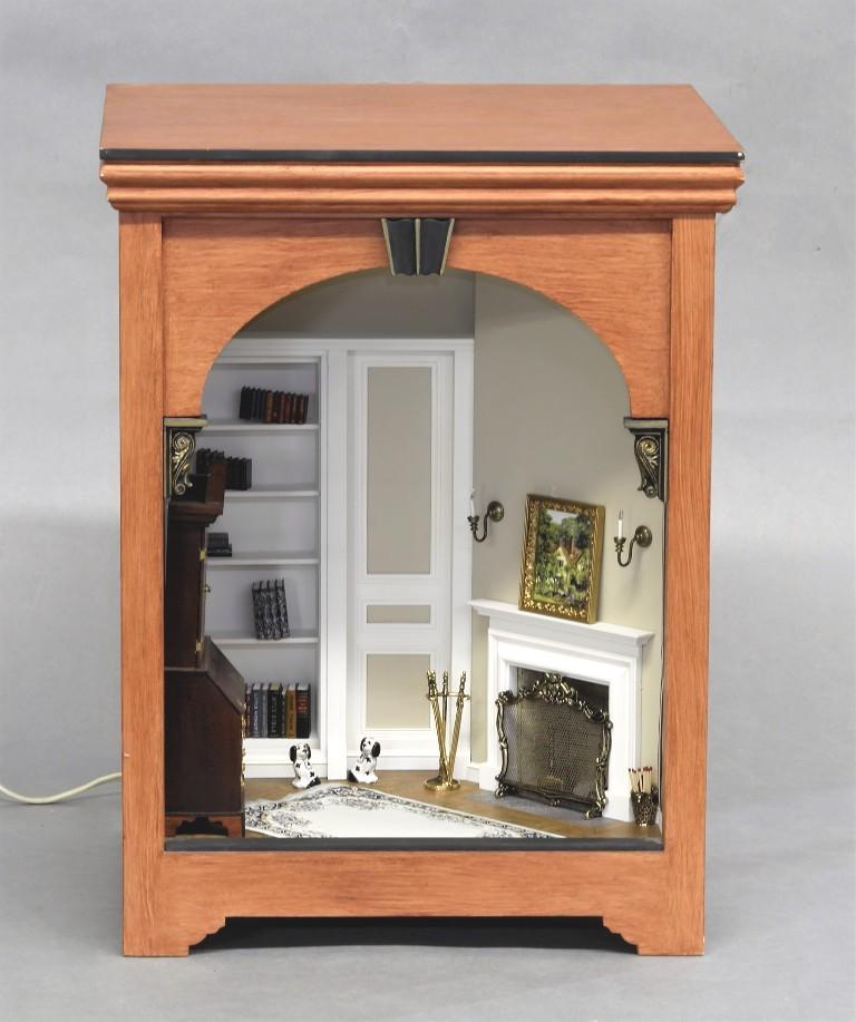 Small Living Room Box Dollhouse Diorama (1 of 5)