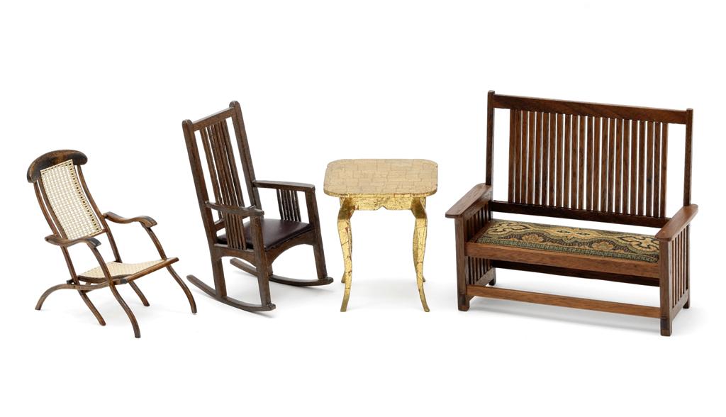 Marble & Williamson Arts & Crafts Settee & Other (1 of 2)