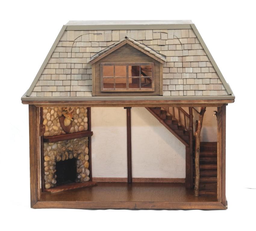 Small Cabin Room Box Dollhouse (1 of 3)