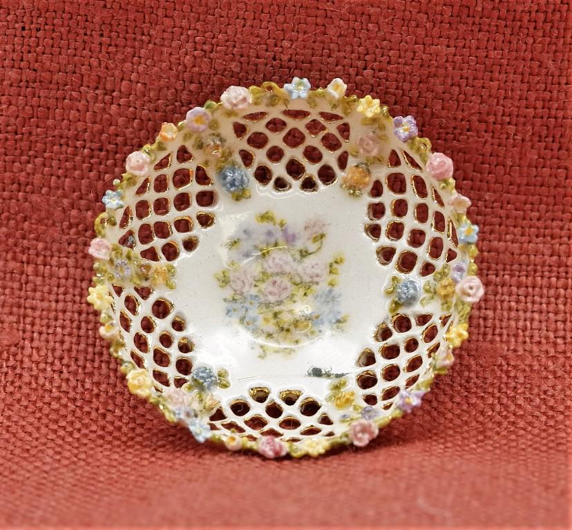 Jean & Teresa Welch Porcelain Bowl Dollhouse Miniature (1 of 2)