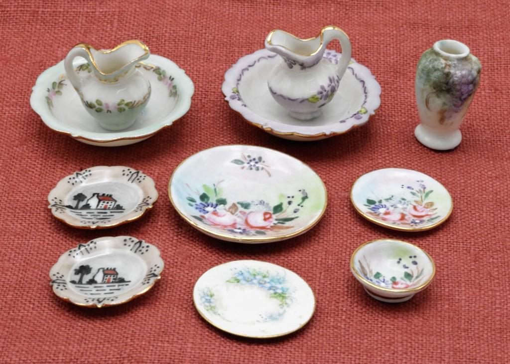 Parker, Wyatt & Others Dollhouse Porcelain Miniatures (1 of 2)