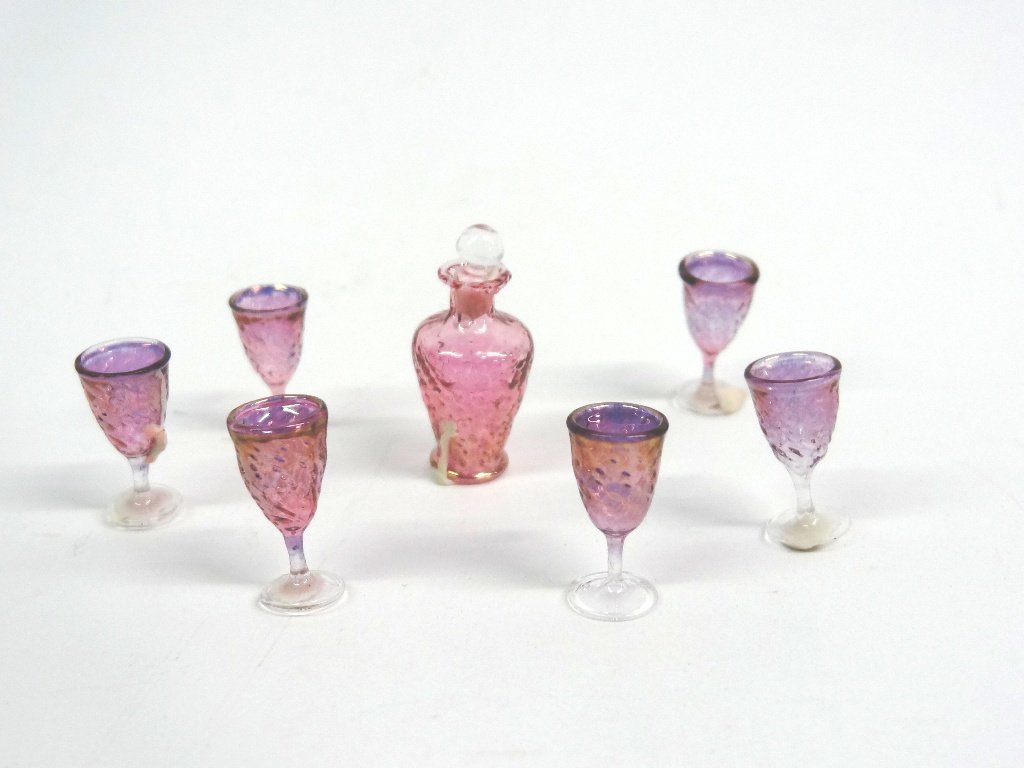Whittemore Luster Decanter & Glasses Dollhouse (1 of 2)