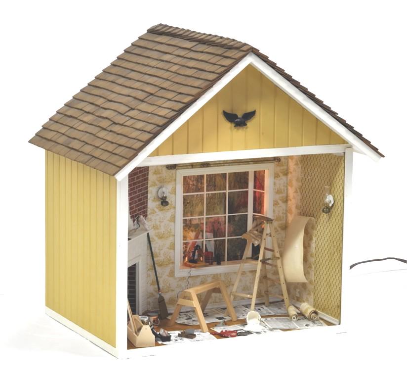Small Ongoing Renovations Room Box Dollhouse (1 of 2)