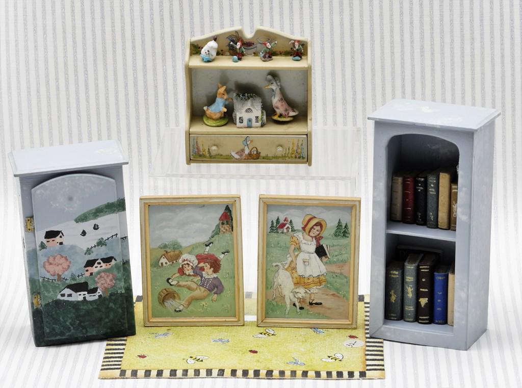 Hemy & O'Brien Child's Furniture & Pictures Miniatures (1 of 1)