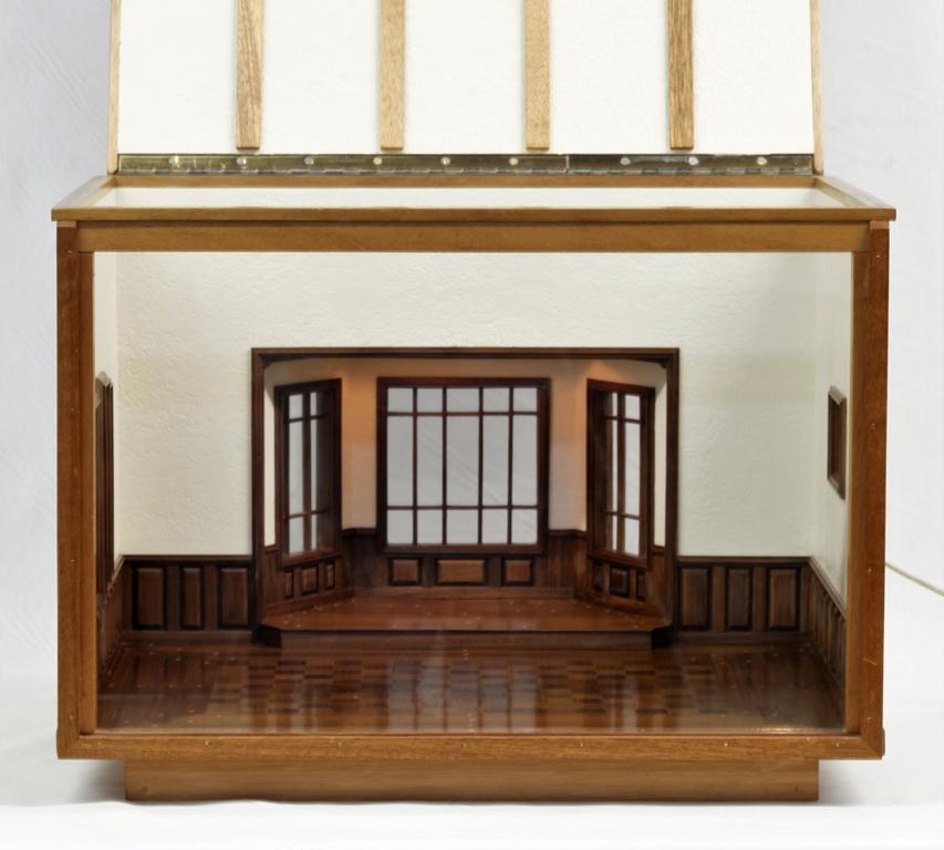 Vintage Artisan Living Room Box Dollhouse (1 of 8)