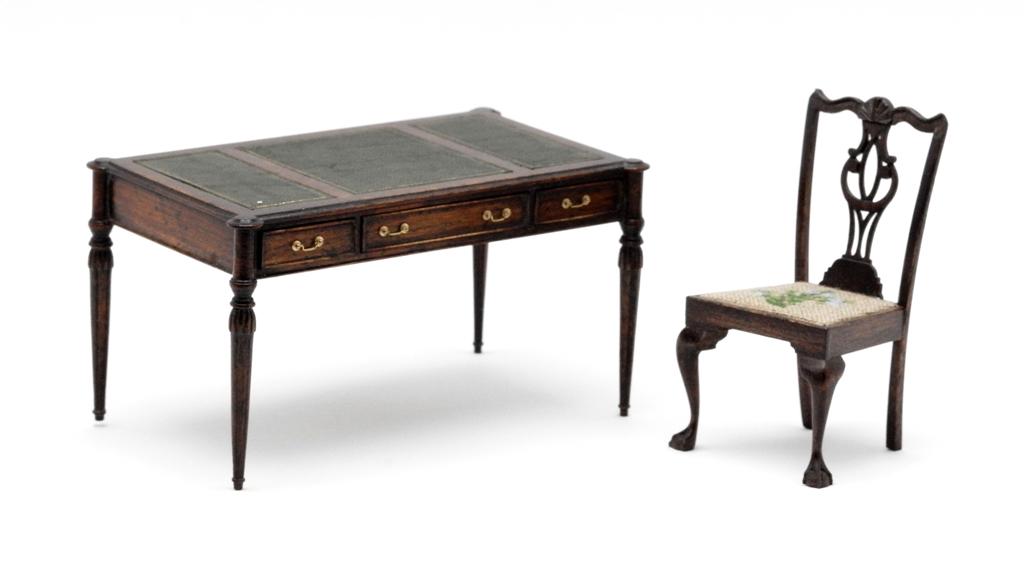 Alan Barnes Desk & Paul Moore Chair Miniatures (1 of 3)