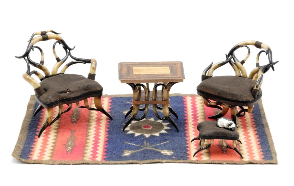 Sue Russo Horn Furniture Dollhouse Miniatures (1 of 2)