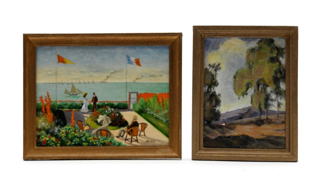 Two Dollhouse Original Painting Miniatures (1 of 1)
