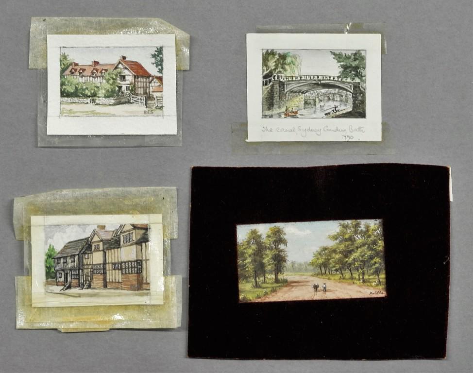 Simmons & Motilla Watercolor Dollhouse Paintings (1 of 1)