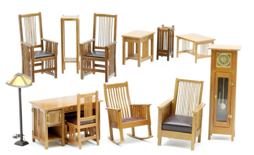 Bespaq Mission Style Dollhouse Furniture (1 of 4)