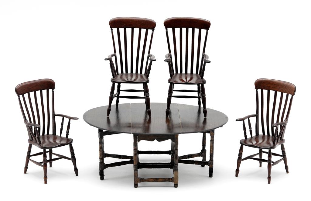 Booth & Ki-Kydd Dining Room Furniture Miniatures (1 of 4)