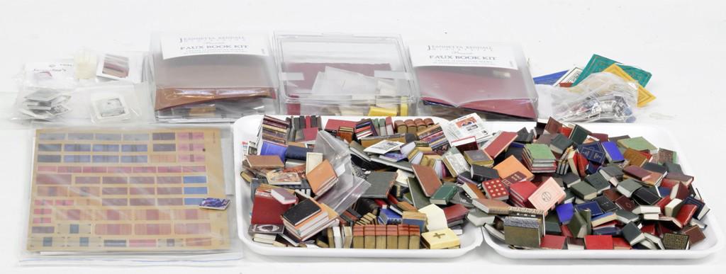 Faux Books Dollhouse Miniatures (1 of 3)
