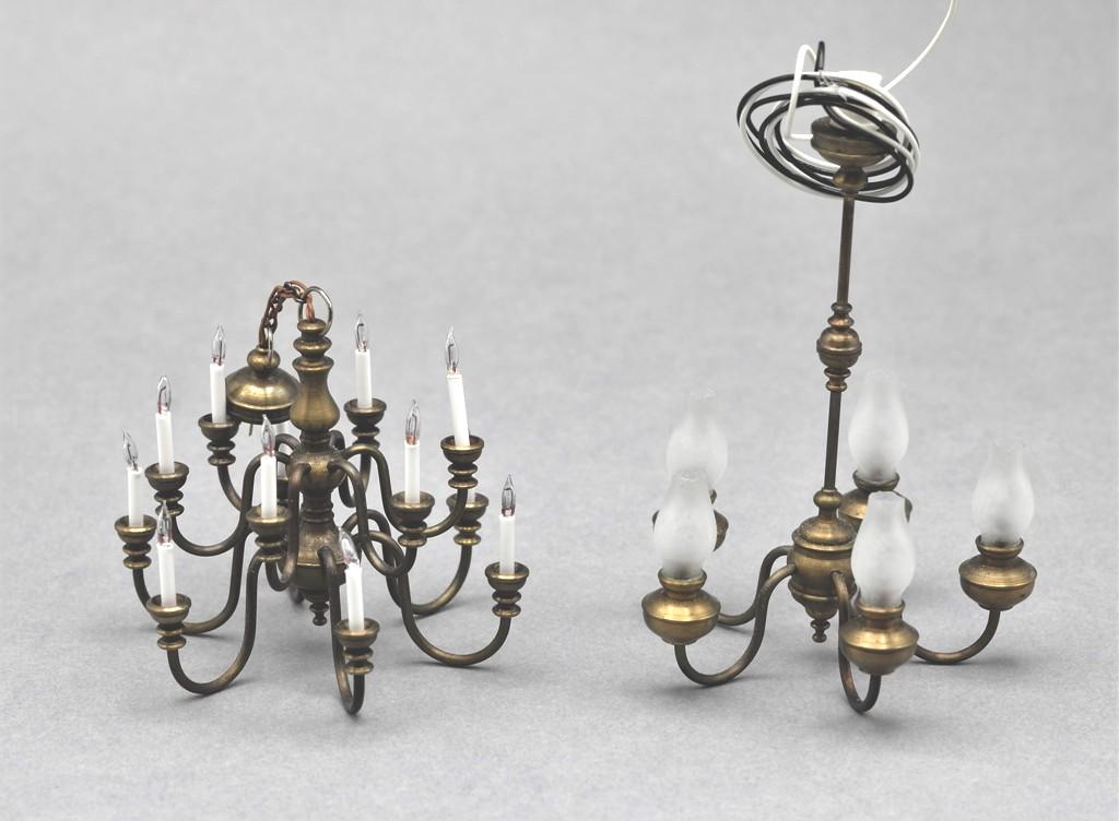Two Ray Storey Dollhouse Chandeliers Miniatures (1 of 1)