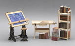 Drafting Table & Workbench Dollhouse Miniatures