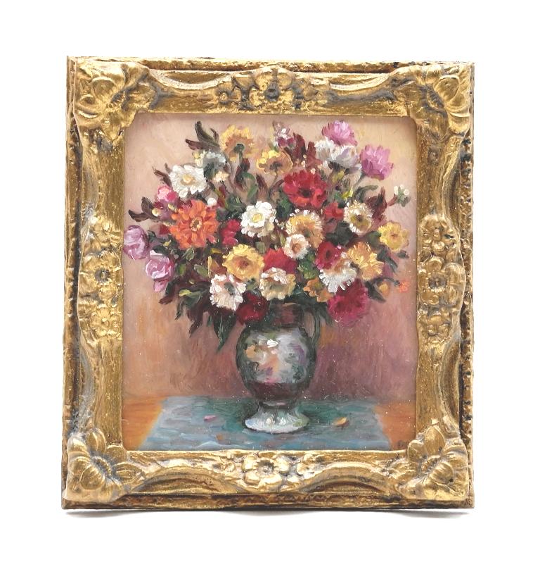 Paul Saltarelli Still Life Painting Dollhouse Miniature (1 of 2)