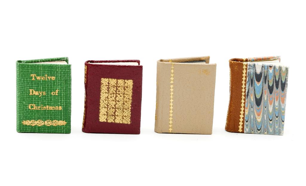Four Borrower's Press Printed Miniature Books (1 of 1)