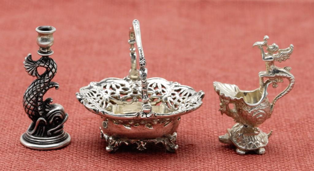 Harry Smith Sterling Accessories Dollhouse Miniatures (1 of 3)