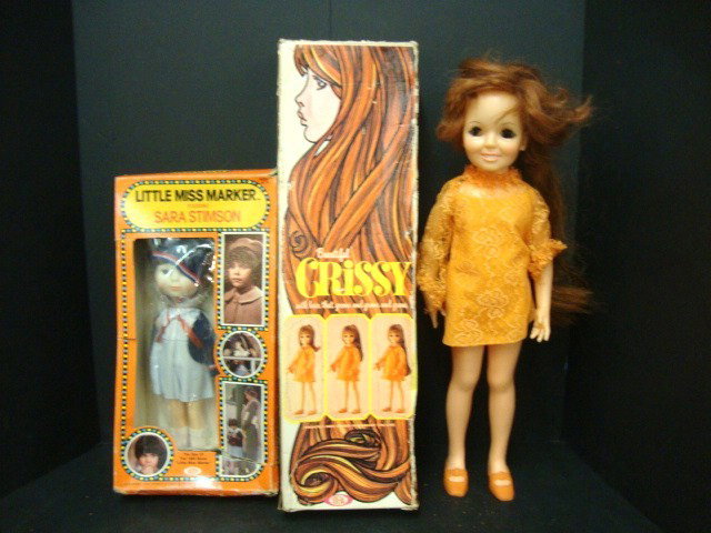 Little Miss Marker & Chrissy: Little Miss marker in Original box, Ideal Chrissy in original box. Orange dress and shoes.