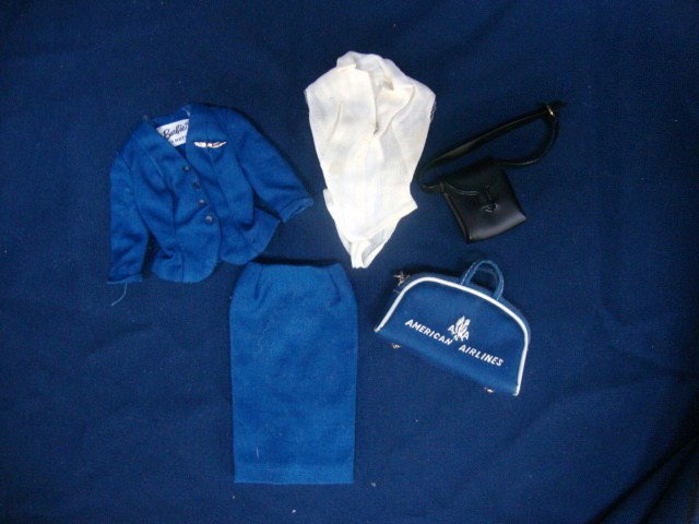 #984 American Airlines Stewardess: Missing Hat and Shoes