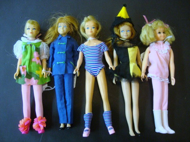Five Skipper Dolls