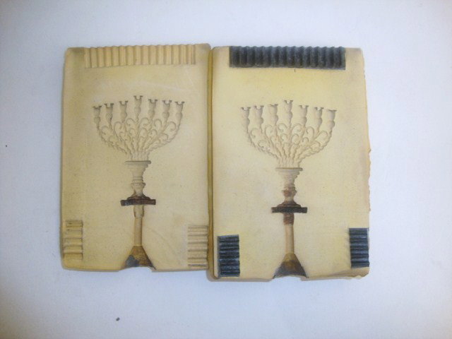 Original Mold for Menorah: Original rubber mold for menorah