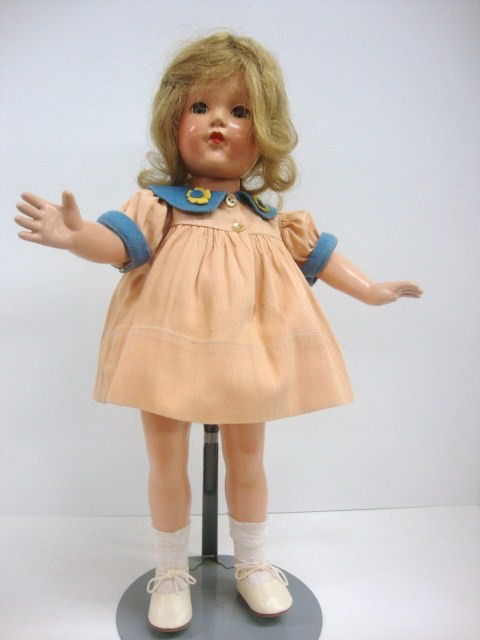 Effanbee Compo Little Lady: Effanbee 18" Compo Little Lady human hair