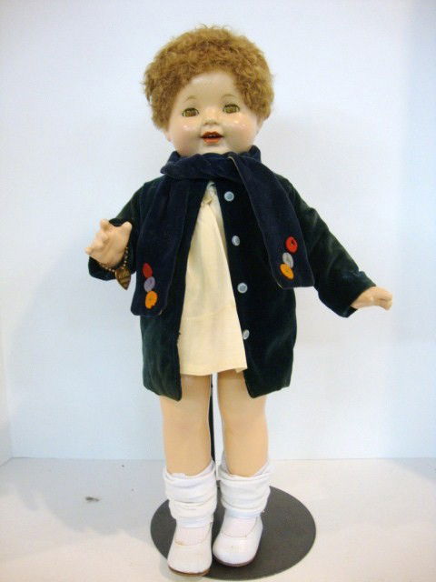 Effanbee Pasty Ann: Effanbee Patsy Ann Composition, 17 1/2" Vintage Dress, new shoes, Caracole Hair