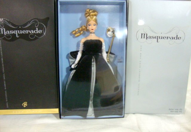 2005 Convention MASQUERADE Barbie and Gift: form 2005 Convention. Masquerade Barbie and companion Soap Set Neff