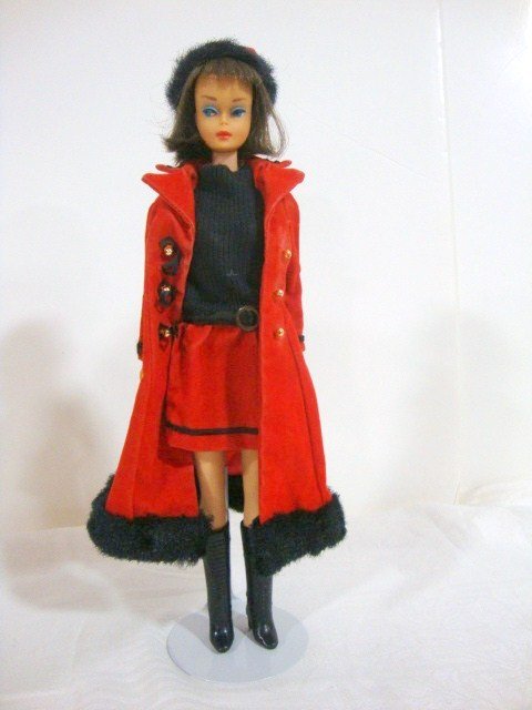 Long Hair Brunette American Girl Barbie: LHAG with touch ups wearing Magnificent Midi (replaced Boots)
