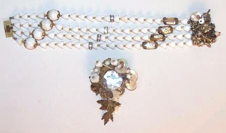 Haskell Style Bracelet and Pin: Haskell style bracelet & pin set