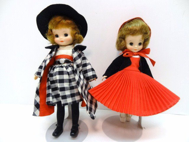 Betsy McCall Dolls: Two Betsey McCall dolls 8" in original clothing, both dolls in very good condition.