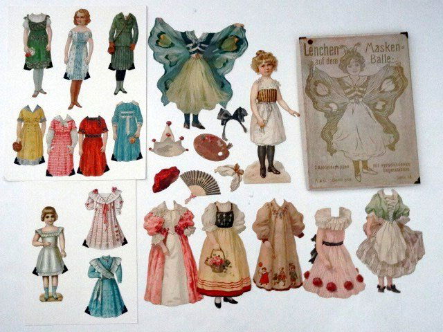 german paper doll