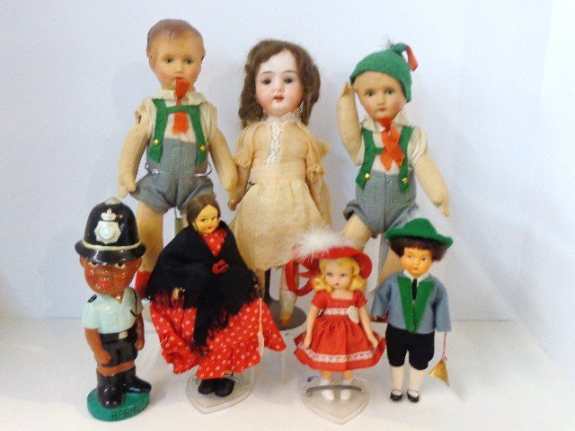 Nancy Ann Storybook in ob., and others: Nancy Ann Storybook doll in ob., Austria Doll in ob., Venezia in ob., all in good condition