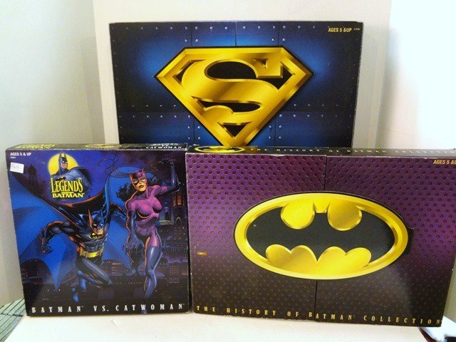 History of Batman, Superman & Catwoman Sets: History of Batman Set, History of Superman set & Legends of Batman (Batman & Catwoman) set