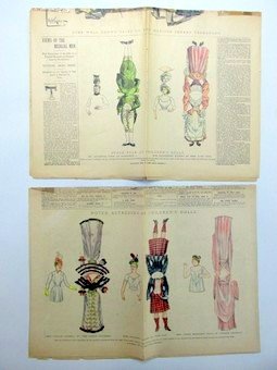 Early Newspaper Paper Dolls 1890's to 1930's: Nice collection of newspaper paper dolls dating from the 1890's to 1930's, 14 Winnie Winkle sheets, 5 Tillie The Toiler sheets and two sheets with five New York Stage Actors and Actresses as paper dol