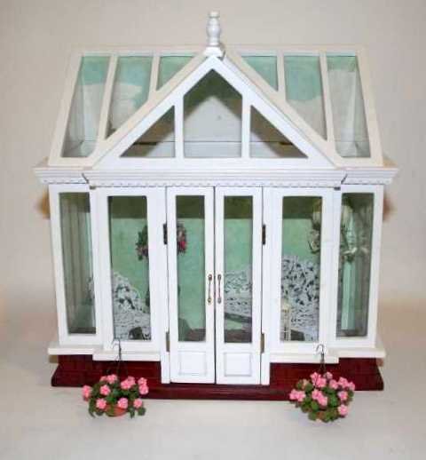 Small Conservatory Dollhouse Miniatures (1 of 4)