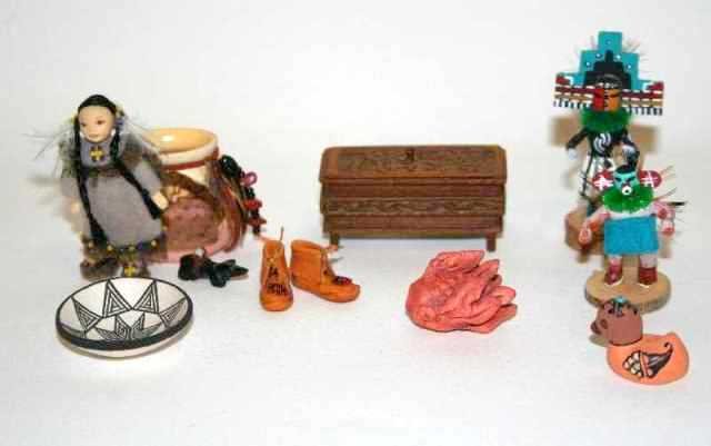 Kachina Dolls Dollhouse Miniatures (1 of 1)