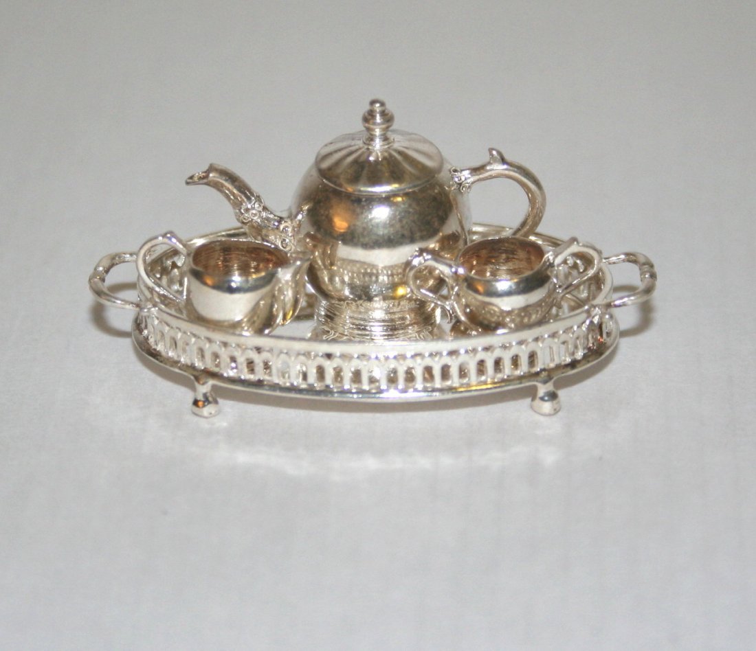 Ken Palmer Sterling Tea Set (1 of 3)