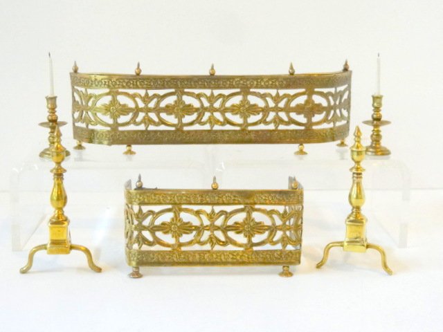 Roger Gutheil Andirons and Candlesticks (1 of 1)