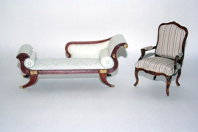 Nancy Summers Recamier and Chair (1 of 1)