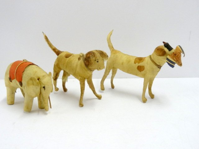 Three Spun Cotton Christmas Animals (1 of 1)