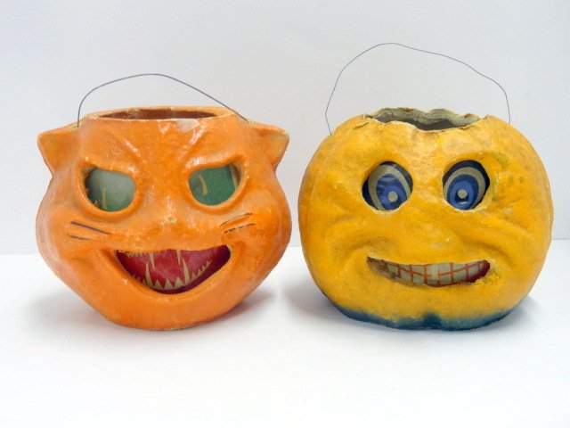 Pair of Early Halloween Lanterns (1 of 1)