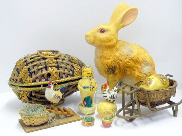 Group of Vintage Easter Decorations (1 of 1)
