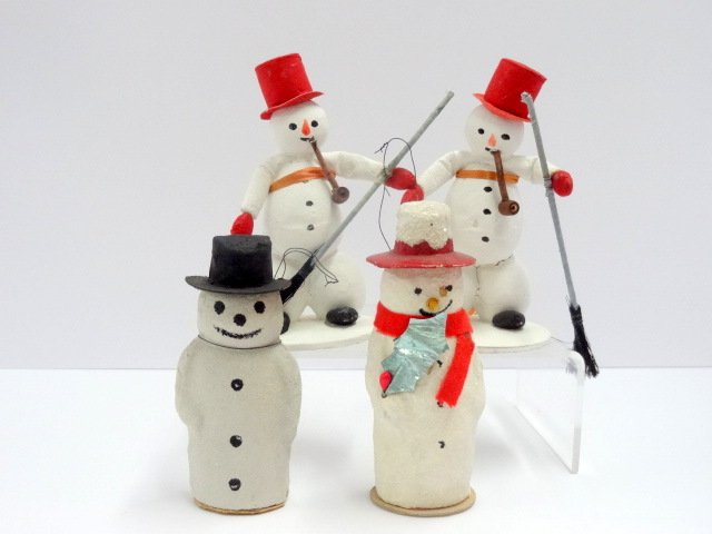 Four Vintage Snowmen (1 of 1)