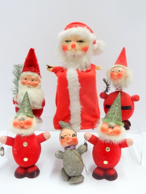 Group Vintage Santa Candy Containers (1 of 1)