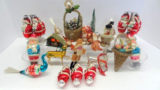 Vintage Santa Christmas Balls & Decorations (1 of 3)