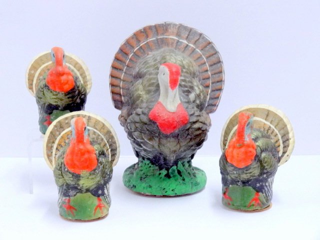 Four German Turkey Candy Containers (1 of 1)