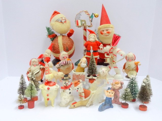 Large Group Of Vintage Christmas Decorations (1 of 1)