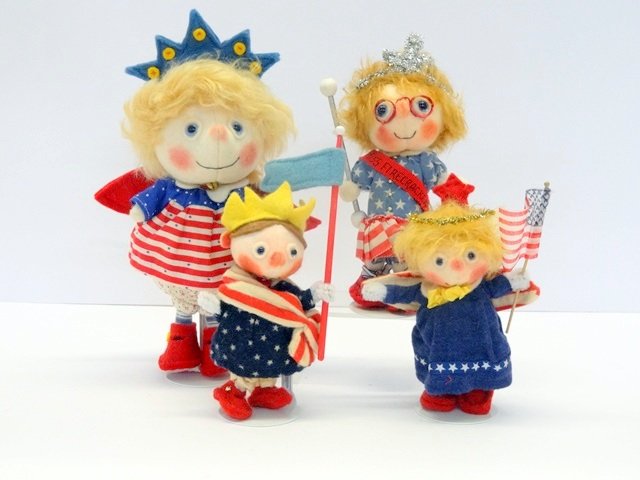 Four Judy Battaglia Plush Toys (1 of 3)