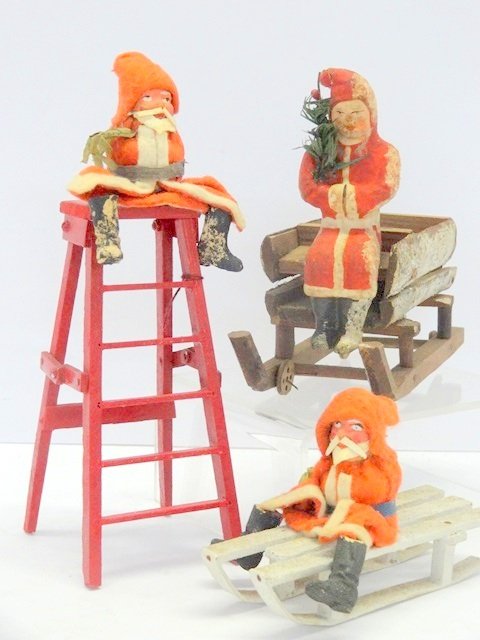 Three Vintage Santas (1 of 1)
